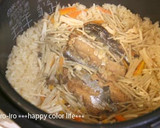 さんまの蒲焼き缶詰de簡単炊き込みご飯★作り方4写真