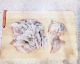 疲労回復！菜の花とイカのガーリック炒め作り方1写真