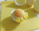 ＊ゆで卵とコーンでお花＊ヒマワリ風＊作り方4写真