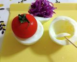 ＊ゆで卵とコーンでお花＊ヒマワリ風＊作り方8写真