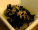 10分で副菜①ワカメとしらすのポン酢和え作り方3写真