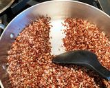 キヌアとケールのサラダ☆煎りひよこ豆で♪作り方2写真