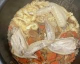 ホロホロ手羽肉の五目炊き込みご飯作り方2写真