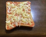 朝食にも！ピザ風トースト作り方3写真