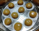 黒糖まんじゅう白あん、小豆あん作り方1写真