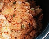 炊飯器で★ほったらかしチキンライス作り方7写真