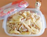 *たけのこと豚バラと糸こんにゃくの味噌煮作り方10写真