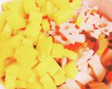 具たっぷり！ちらし寿司☆弁当用いなり寿司作り方5写真