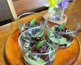 コーヒーゼリー★抹茶じゃなくて青汁甘酒添作り方11写真