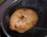 旬の味■新じゃがいも薄焼き醤油青のり風味作り方1写真