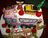 車大好き！！★トラックの立体ケーキ★作り方15写真