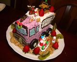 車大好き！！★トラックの立体ケーキ★作り方13写真