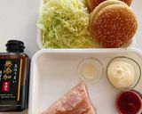 焼肉の生だれで作る モス風チキンバーガー作り方2写真