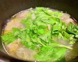 セロリと塩鶏のスープ作り方5写真