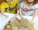 リカちゃん♡野球シリ*広島もみじ饅頭天*作り方11写真