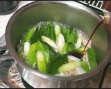 たっぷりねぎと豚肉のオートミール卵とじ作り方2写真