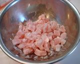合格取りに行く（鶏肉）おむすび作り方2写真
