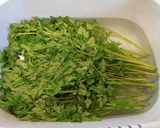 春の野草「シャク」のすき焼き作り方1写真
