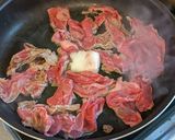 春の野草「シャク」のすき焼き作り方3写真