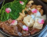 春の野草「シャク」のすき焼き作り方4写真