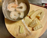 中華だしで手軽に！筍と海老の中華炒め作り方1写真