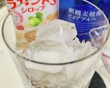 糖質オフ☆麦焼酎のハイビスカスティー割り作り方3写真
