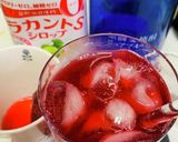 糖質オフ☆麦焼酎のハイビスカスティー割り作り方4写真