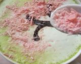 おうちで作る桜ラテ(抹茶ラテ使用)作り方6写真