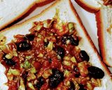 簡単キャベツとレーズン入りカレーサンド作り方4写真