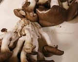ヒラタケとネギのワサビ醬油作り方1写真