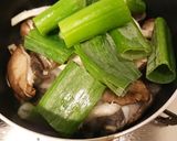 ヒラタケとネギのワサビ醬油作り方3写真