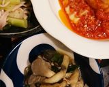 ヒラタケとネギのワサビ醬油作り方7写真