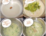 春☆ロマネスコの茎葉のクリームスープ作り方6写真