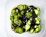 ワカメとキュウリとしらすの酢の物♡作り方5写真