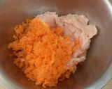 にんじんと胸肉のつくね作り方2写真