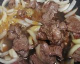 焼きたて肉うどん作り方4写真