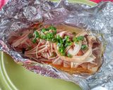 豚肉ときのこのホイル蒸し作り方4写真