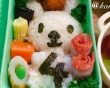 簡単うさぎおにぎりつみれ温野菜葡萄弁当作り方2写真