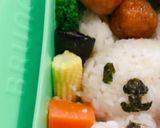 簡単うさぎおにぎりつみれ温野菜葡萄弁当作り方4写真