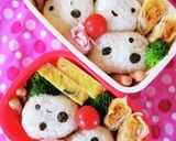 キャラ弁☆子供と一緒に作るこだま弁当☆作り方4写真