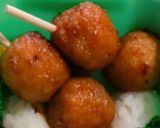 簡単うさぎおにぎりつみれ温野菜葡萄弁当作り方6写真
