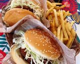 焼肉の生だれで作る モス風チキンバーガー作り方10写真