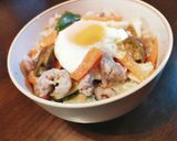 ガッツリ塩味！レンチン！中華塩だれ豚丼作り方5写真