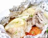 旨味がジュワっと【鱈のホイル焼き(ハーブ作り方6写真