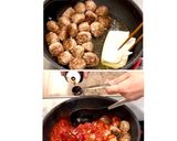 【楽めし】ミートボールのトマト煮作り方3写真