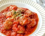 【楽めし】ミートボールのトマト煮作り方4写真