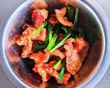 豚唐揚げニラまみれ作り方7写真