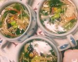 超簡単に！三葉と榎のお吸い物作り方6写真
