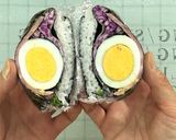 ボリューム満点！紫キャベツのおにぎらず作り方8写真