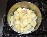 肉じゃがとスナップエンドウ♪簡単漢方薬膳作り方6写真